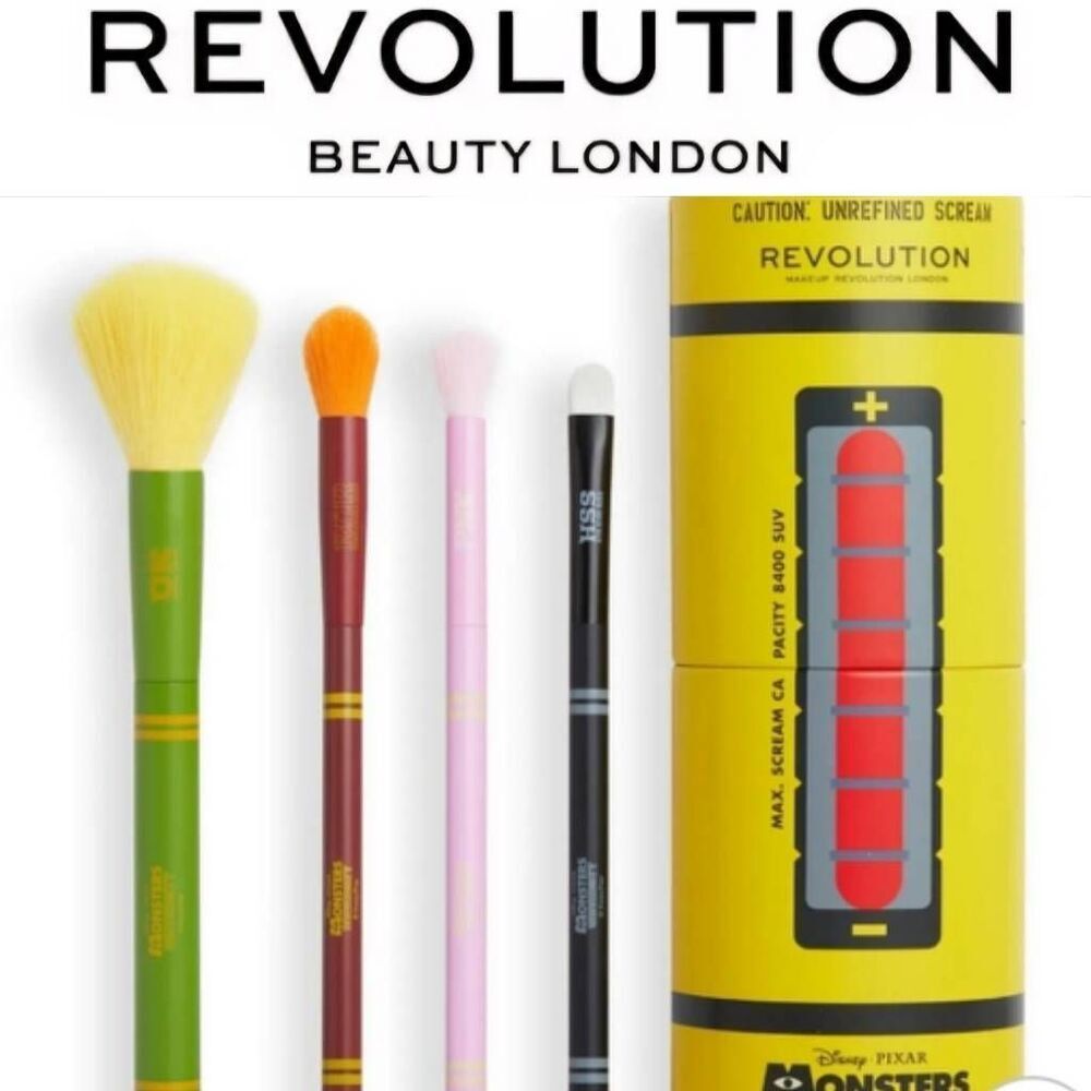 Revolution Beauty X Monsters University Scare Can Brush Set